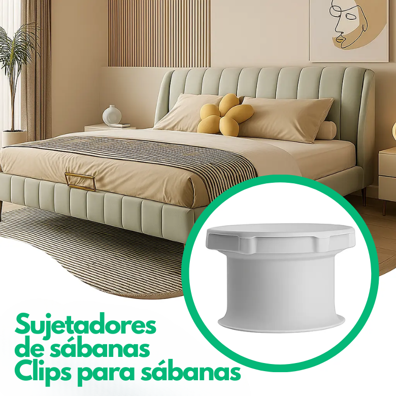 Clips tensores para cama